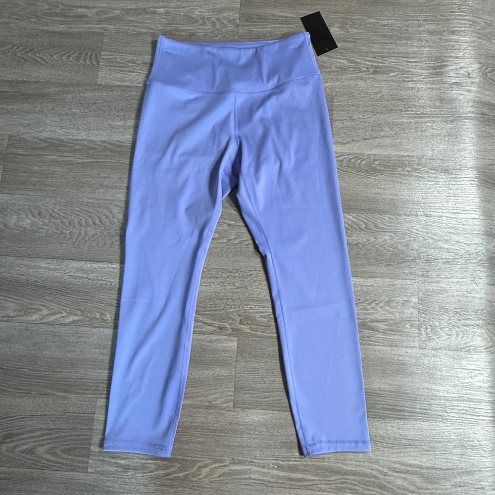 LegEnd High Waisted Capri Leggings‎ Periwinkle Purple Women's Medium  athletic